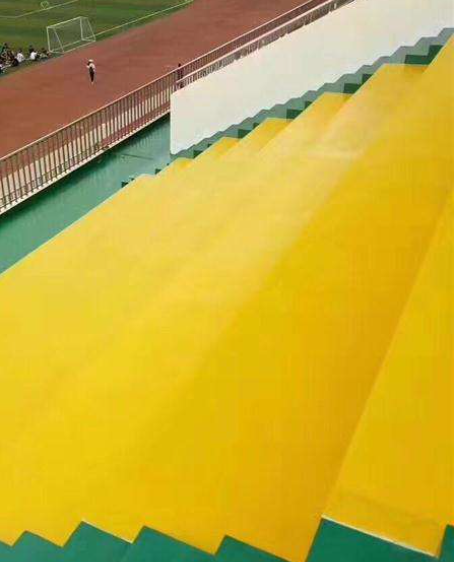 上街球场台阶翻新修补改造